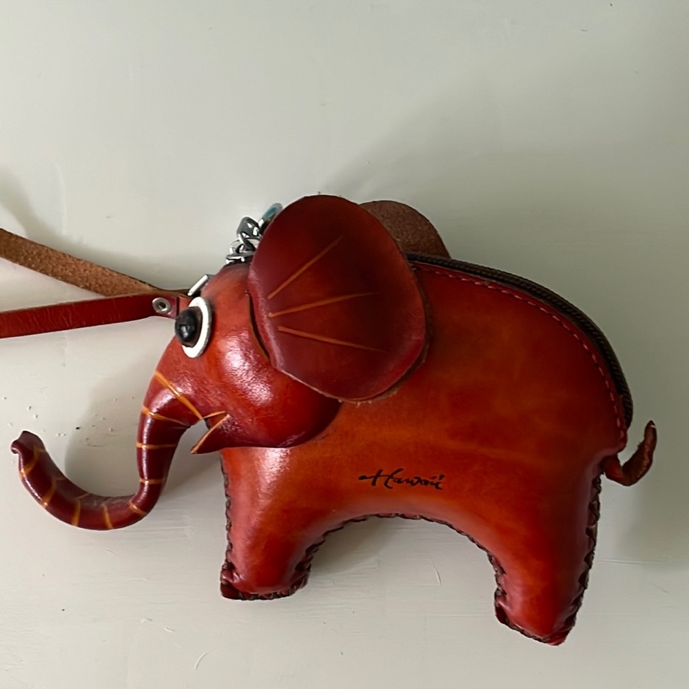 cute elephant vintage coin purse